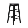 Artiss Set of 2 Beech Wood Backless Bar Stools - Black Deals499