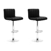 Artiss Set of 2 Line Style PU Leather Bar Stools - Black Deals499