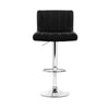 Artiss Set of 2 Line Style PU Leather Bar Stools - Black Deals499