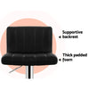 Artiss Set of 2 Line Style PU Leather Bar Stools - Black Deals499
