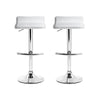 Artiss Set of 2 PU Leather Wave Style Bar Stools - White Deals499