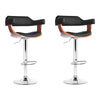 Artiss Set of 2 Wooden Bar Stool - Black and Wood Deals499