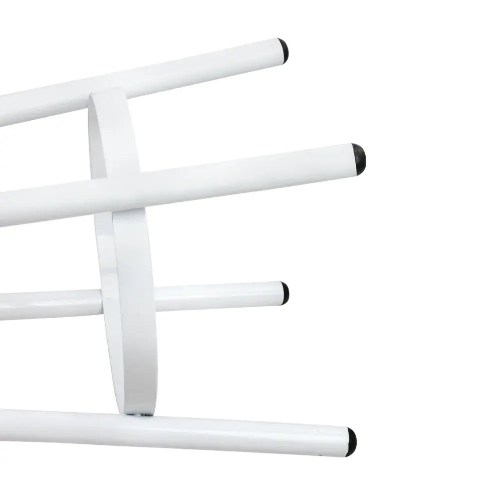 Artiss Set of 2 Wooden Stackable Bar Stools - White and Wood Deals499