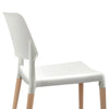 Artiss Set of 4 Wooden Stackable Dining Chairs - White Deals499