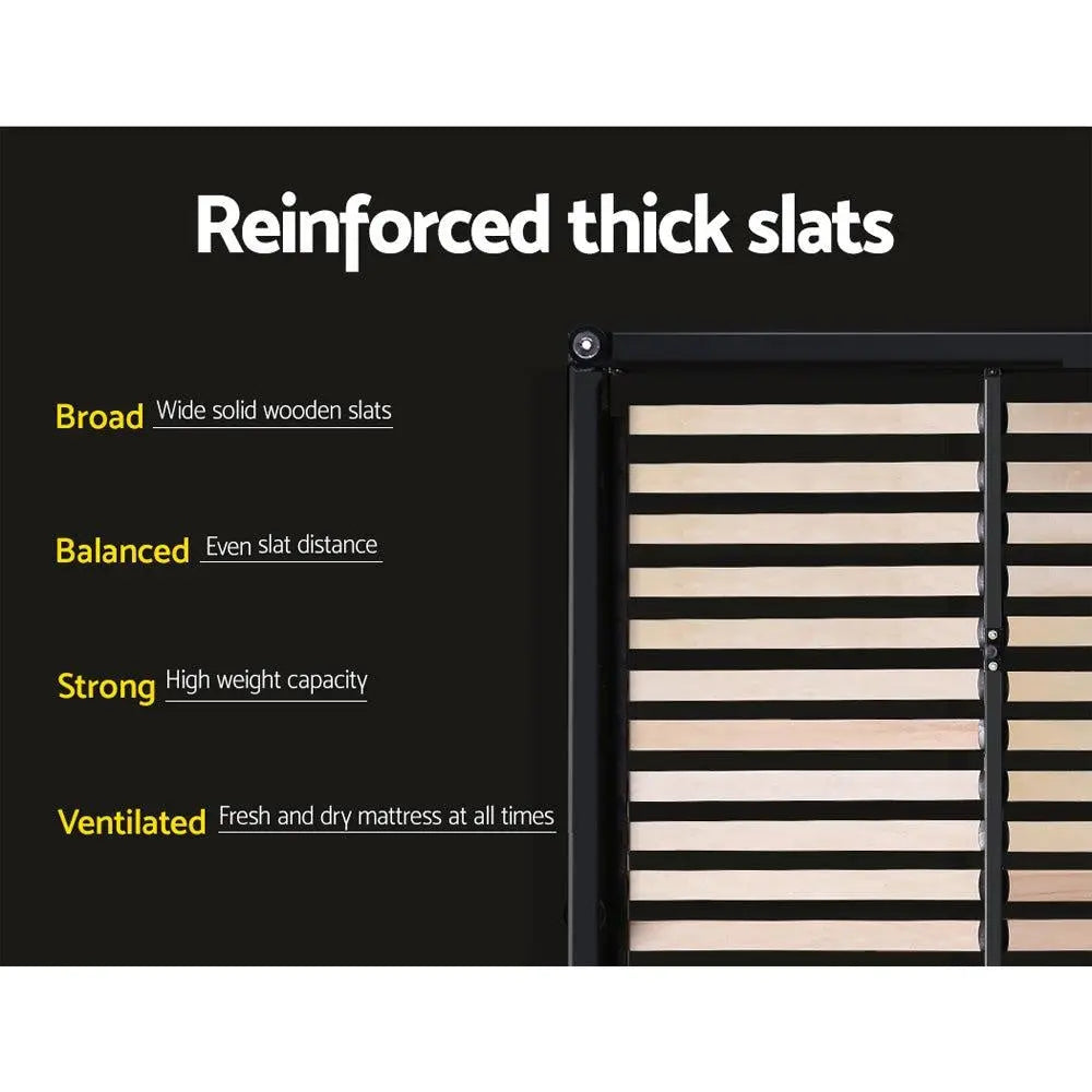 Artiss Vanke Bed Frame Fabric- Grey Queen Deals499