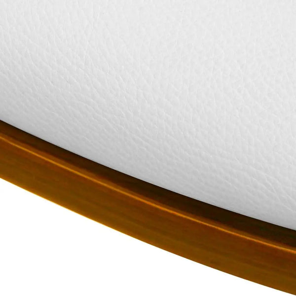 Artiss Wooden PU Leather Bar Stool - White and Chrome Deals499