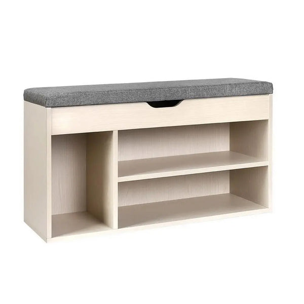 Artiss Wooden Shoe Organiser - Natural Deals499