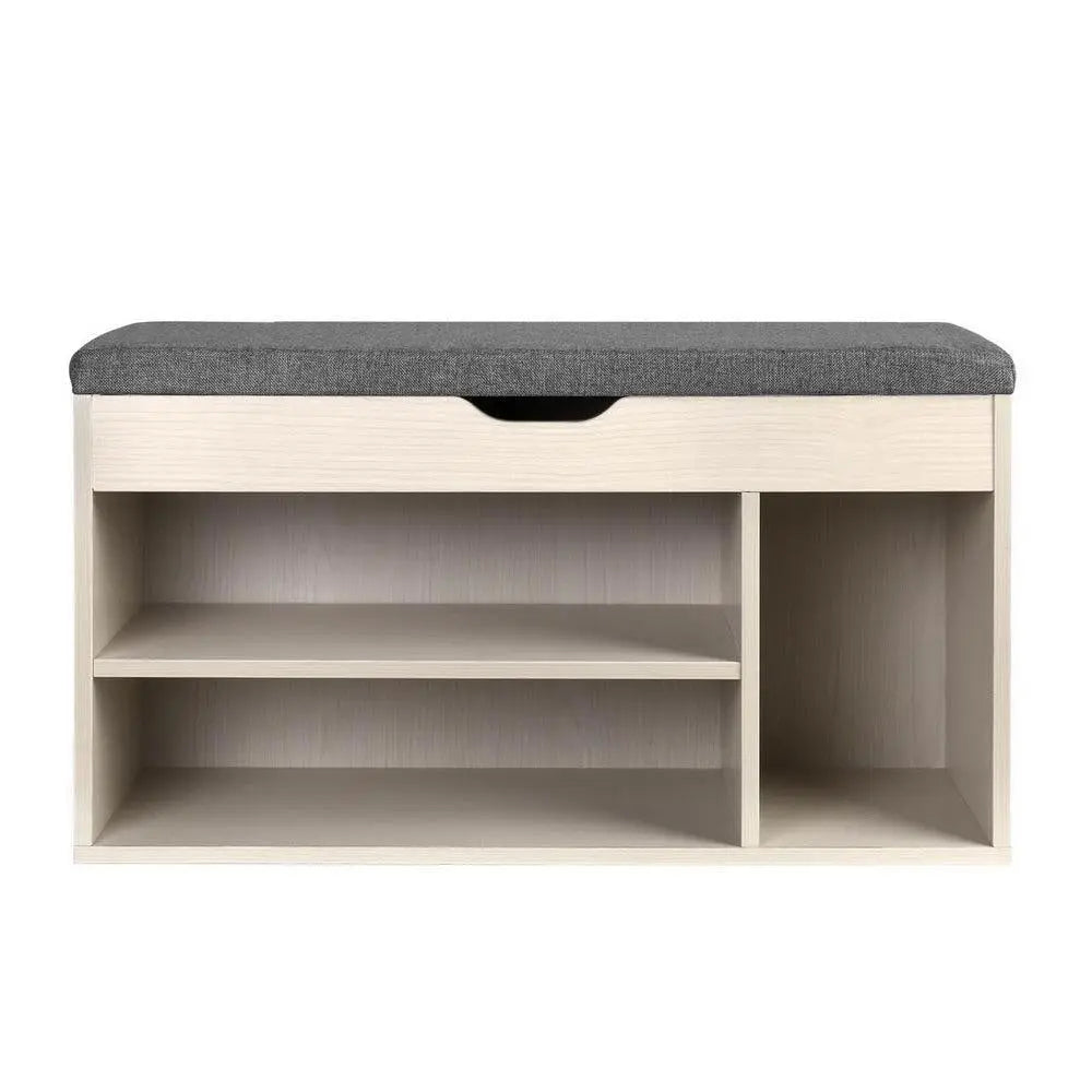 Artiss Wooden Shoe Organiser - Natural Deals499