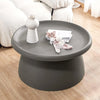 ArtissIn Coffee Table Mushroom Nordic Round Large Side Table 70CM Grey Deals499