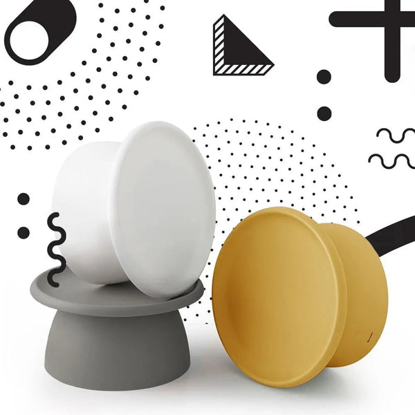 ArtissIn Coffee Table Mushroom Nordic Round Large Side Table 70CM Grey Deals499