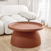 ArtissIn Coffee Table Mushroom Nordic Round Large Side Table 70CM Red Deals499