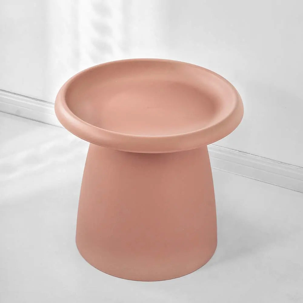 ArtissIn Coffee Table Mushroom Nordic Round Small Side Table 50CM Pink Deals499