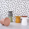 ArtissIn Coffee Table Mushroom Nordic Round Small Side Table 50CM Red Deals499