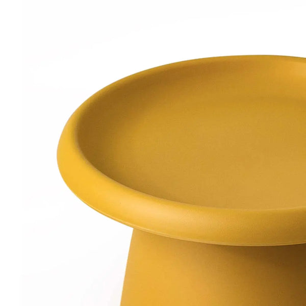 ArtissIn Coffee Table Mushroom Nordic Round Small Side Table 50CM Yellow Deals499