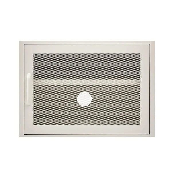 ArtissIn Double Mesh Door Storage Cabinet Organizer Bedroom White Deals499