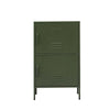 ArtissIn Double Storage Cabinet Shelf Organizer Bedroom Green Deals499