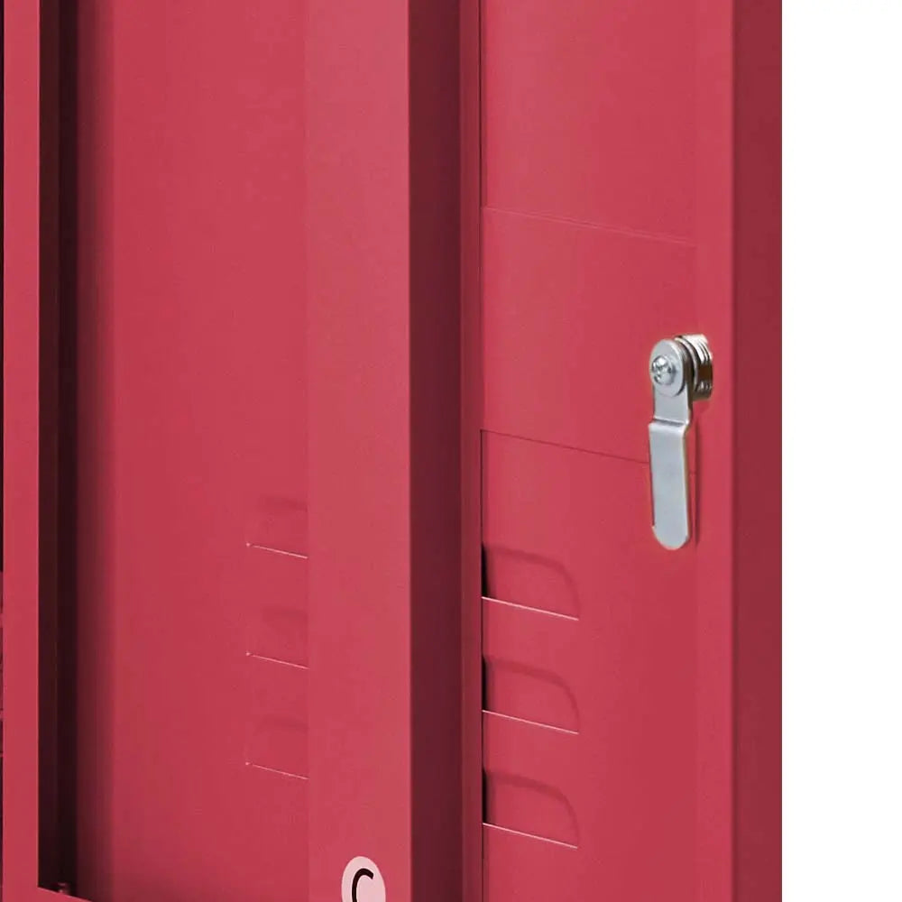 ArtissIn Mini Metal Locker Storage Shelf Organizer Cabinet Bedroom Pink Deals499