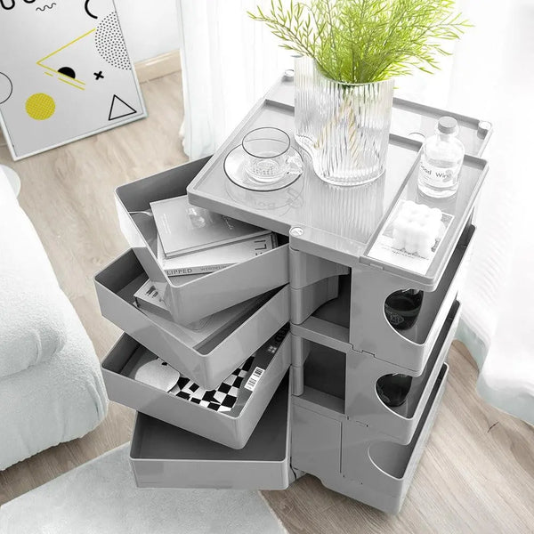 ArtissIn Replica Boby Trolley Storage Bedside Table Cart Mobile 5 Tier Grey Deals499
