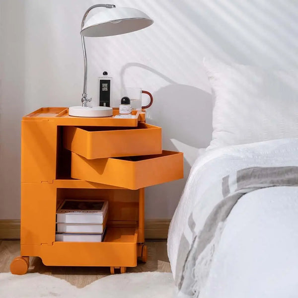 ArtissIn Replica Boby Trolley Storage Bedside Table Mobile Cart 3 Tier Orange Deals499