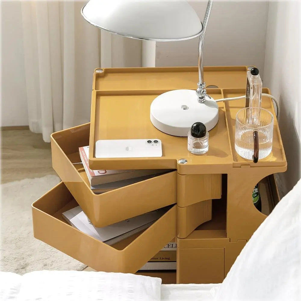 ArtissIn Replica Boby Trolley Storage Bedside Table Mobile Cart 3 Tier Yellow Deals499