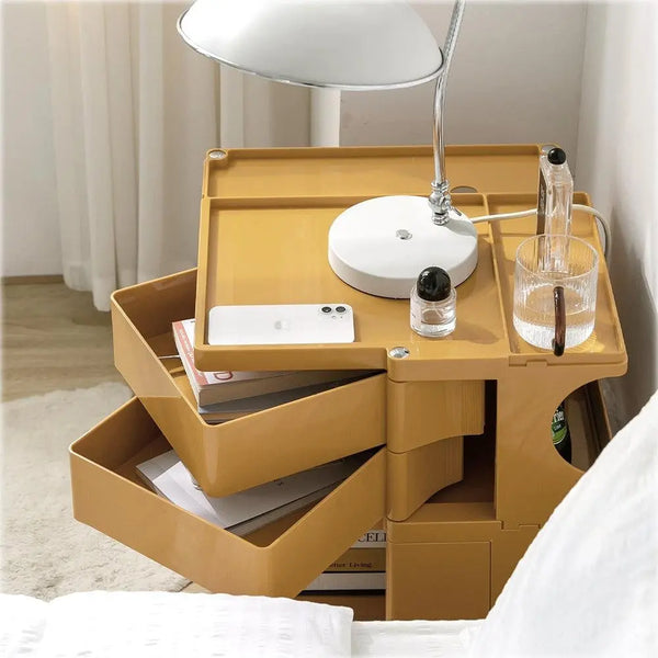 ArtissIn Replica Boby Trolley Storage Bedside Table Mobile Cart 3 Tier Yellow Deals499