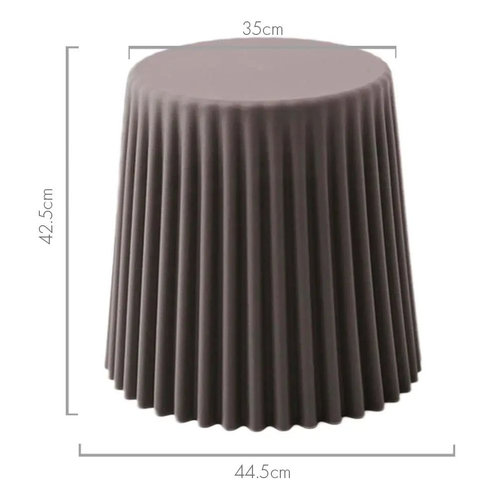 ArtissIn Set of 2 Cupcake Stool Plastic Stacking Stools Chair Outdoor Indoor Grey Deals499