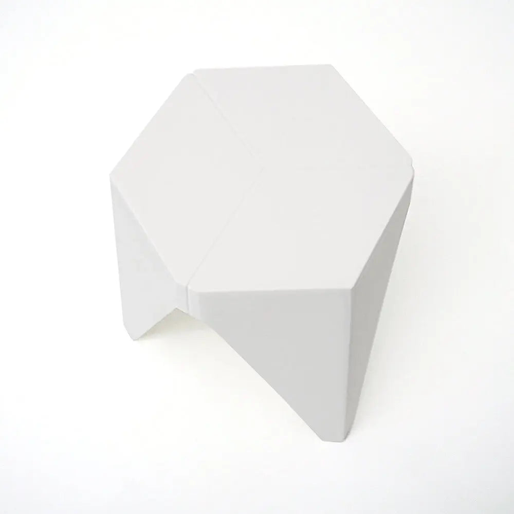 ArtissIn Set of 2 Puzzle Stool Plastic Stacking Stools Chair Outdoor Indoor White Deals499