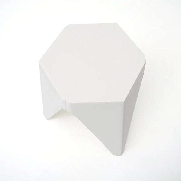 ArtissIn Set of 2 Puzzle Stool Plastic Stacking Stools Chair Outdoor Indoor White Deals499