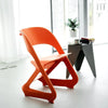 ArtissIn Set of 4 Dining Chairs Office Cafe Lounge Seat Stackable Plastic Leisure Chairs Orange Deals499