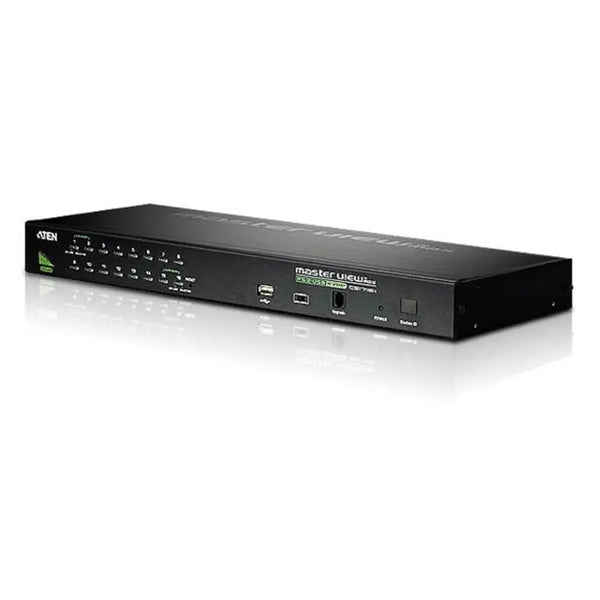 Aten 16 Port Rackmount USB-PS/2 VGA KVMP Switch with USB 2.0 Hub and Daisy Chain ATEN