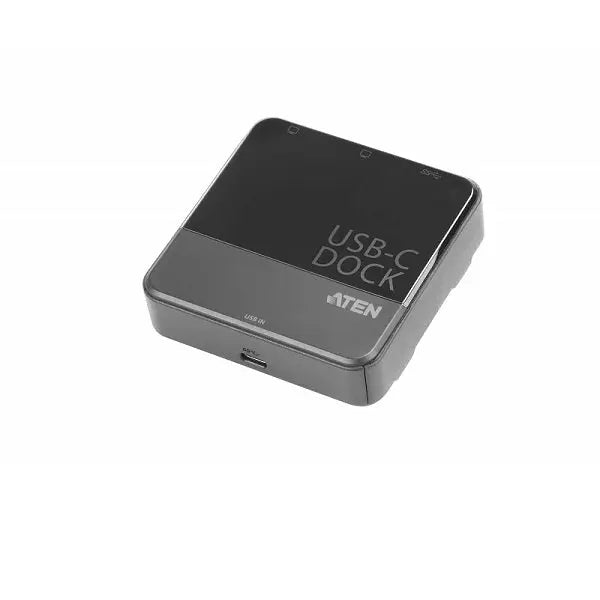 Aten Dual-HDMI Mini Dock USB-C/Thunderbolt 3, 1x PC, 2x HDMI, 4k Single Display, 1080p Dual Display, Plug and Play, ATEN
