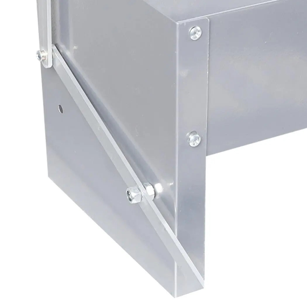 Automatic Chicken Feeder Self Open Poultry Alumnium Treadle 5KG Capacity Outdoor Deals499
