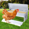 Automatic Chicken Feeder Self Open Poultry Alumnium Treadle 5KG Capacity Outdoor Deals499