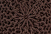 Ava Knitted Pouf BROWN Deals499