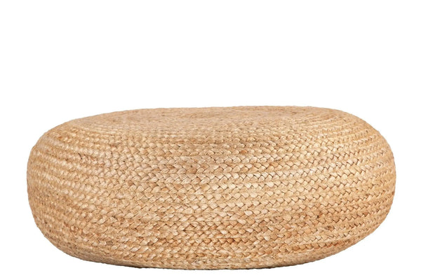 Ava Round Jute Pouf NATURAL 26x7 Deals499