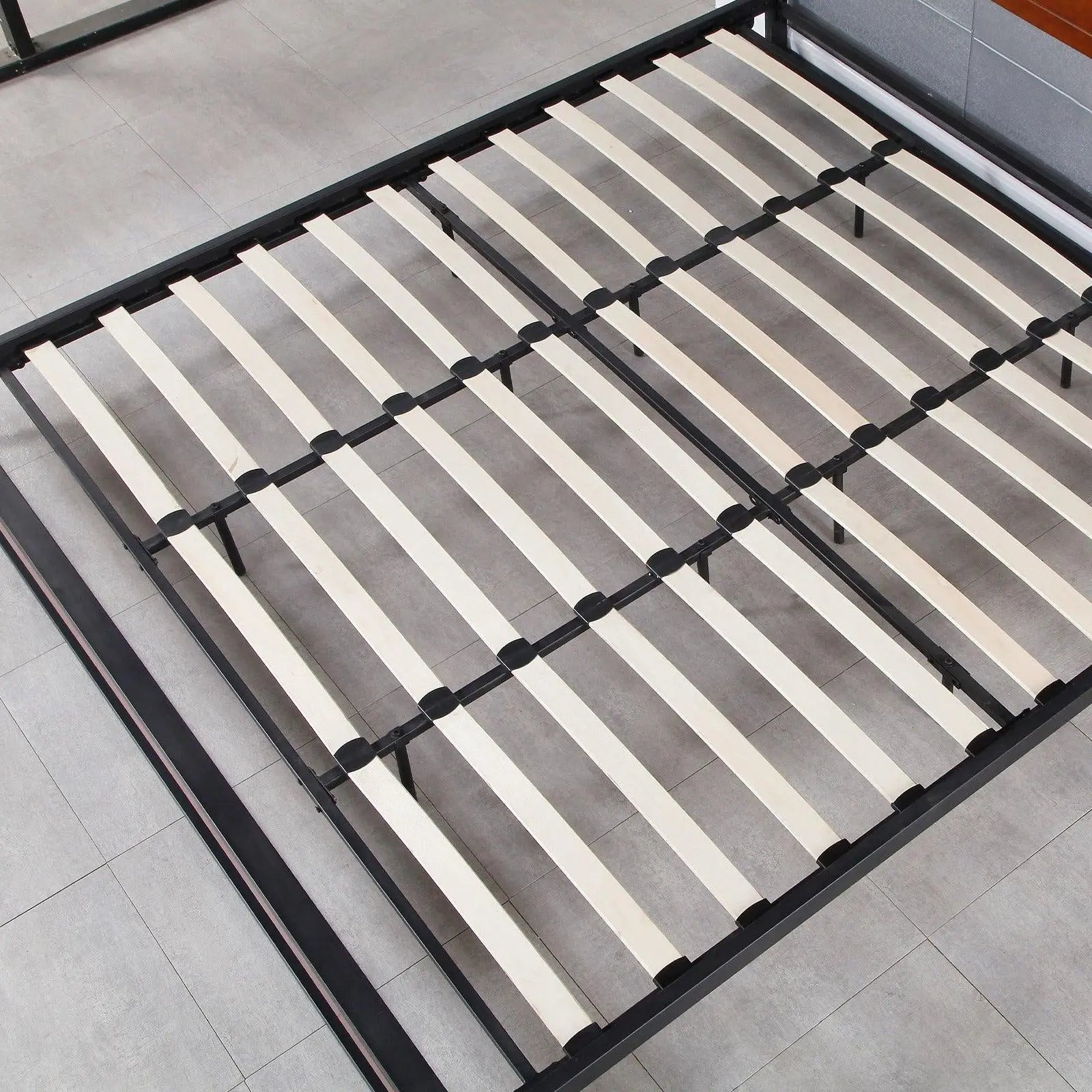 Azure Wood Bed Frame With Comforpedic Mattress Package Deal Bedroom Set White, Brown King Deals499