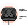 Artiss Set of 2 Kitchen Bar Stools - Black and Chrome Deals499