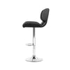 Artiss Set of 4 PU Leather Gas Lift Bar Stools - Black and Chrome Deals499