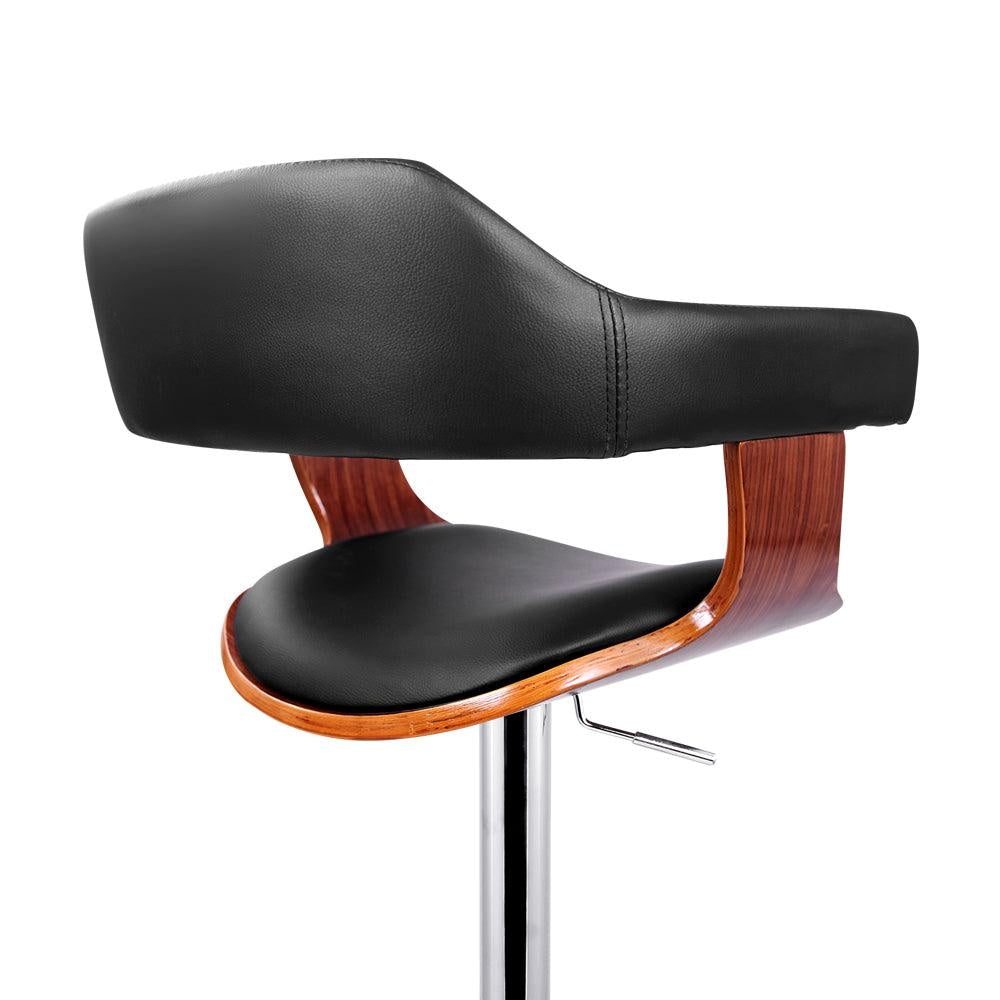 Artiss Wooden Bar Stool - Black and Wood Deals499