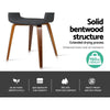 Artiss Set of 2 Timber Wood and Fabric Dining Chairs - Charcoal Deals499