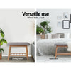 Artiss Shoe Rack Seat Bench Chair Shelf Organisers Bamboo Grey Deals499