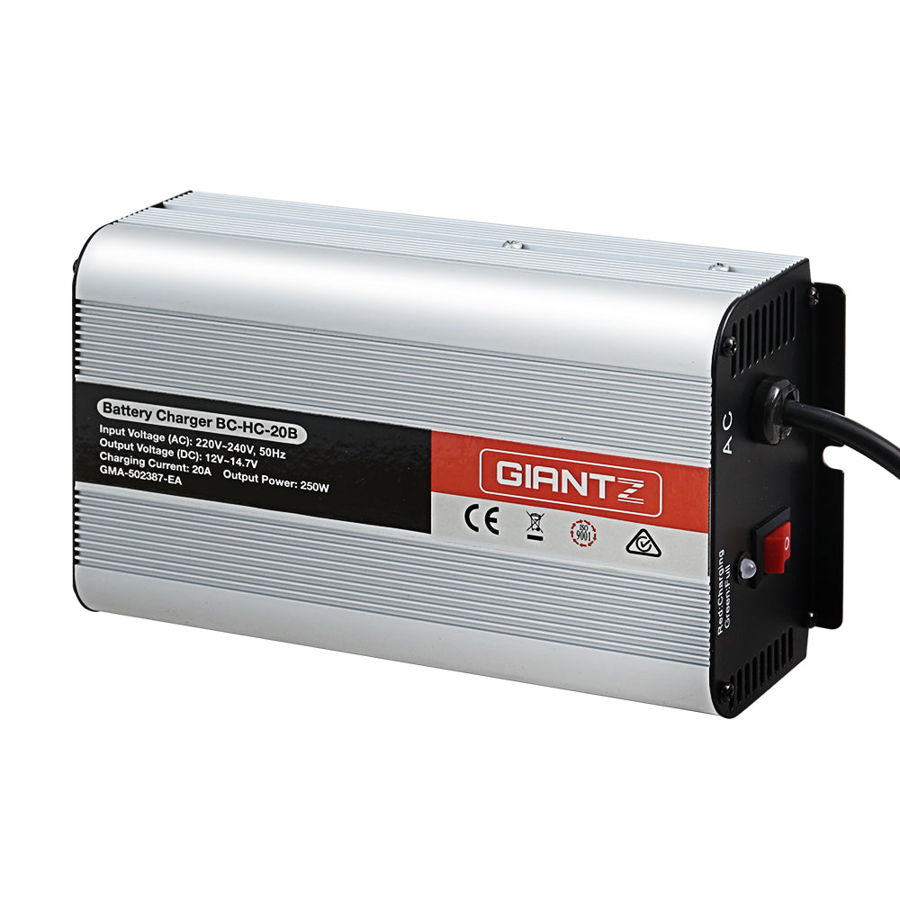 Giantz 12V Car Battery Charger Inverter 20 Amp ATV 4WD Boat Caravan Motorcycle Deals499