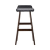 Artiss Set of 2 PU Leather Wood Wave Style Bar Stool - Black Deals499