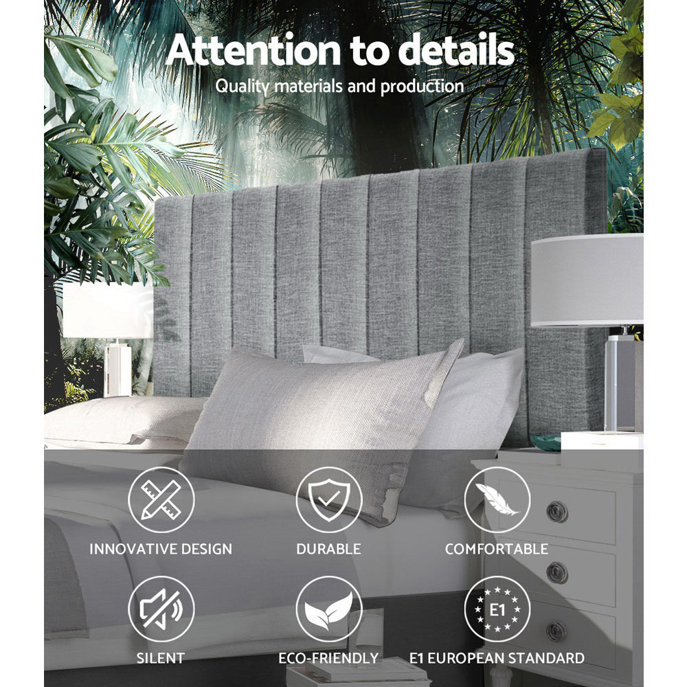 Artiss QUEEN Size Bed Head SALA Headboard for Base Frame Linen Upholstered Deals499