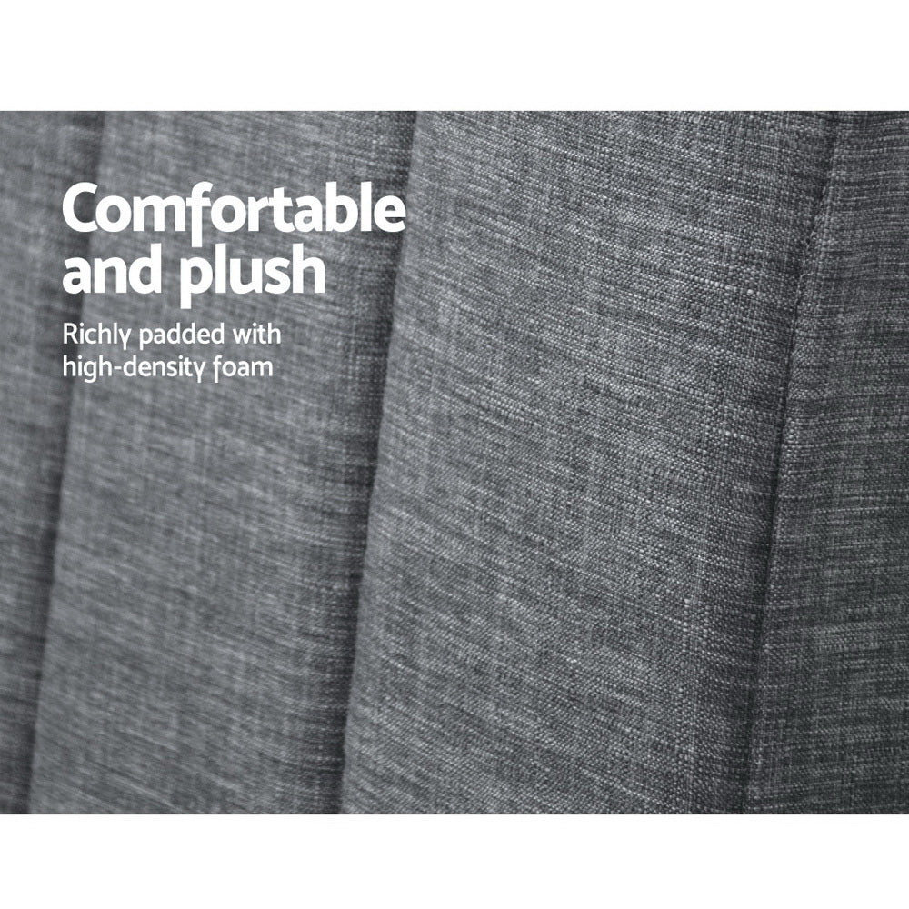 Artiss QUEEN Size Bed Head SALA Headboard for Base Frame Linen Upholstered Deals499