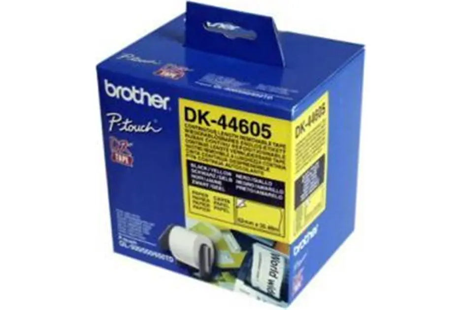 BROTHER Yellow 62mmx30.48m Roll PTouch QL-500/550/650TD BROTHER