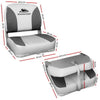 Seamanship Set of 2 Folding Swivel Boat Seats - Grey Deals499