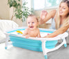 Baby Bath Tub Infant Toddlers Foldable Bathtub Folding Safety Bathing Shower GN Deals499