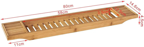 Bamboo Bath Caddy, Tray,Organiser Natural Deals499