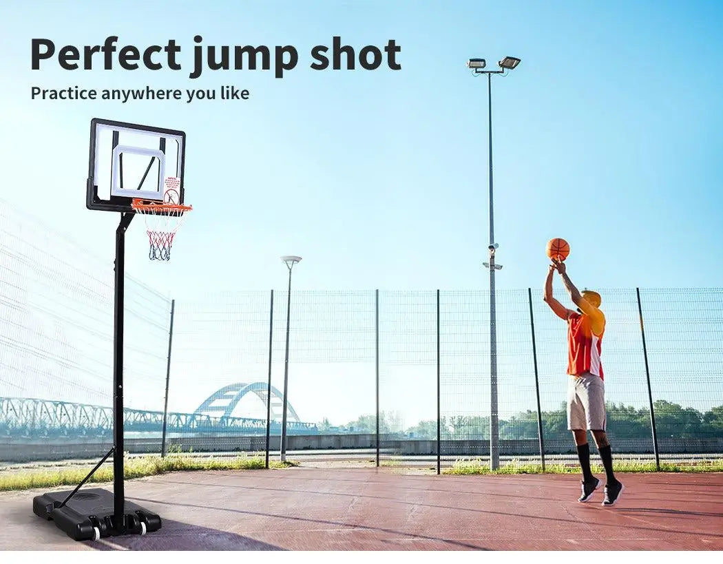 Basketball Hoop Stand Kid Rim Ring System Large Backboard Net Height Adjustable Deals499